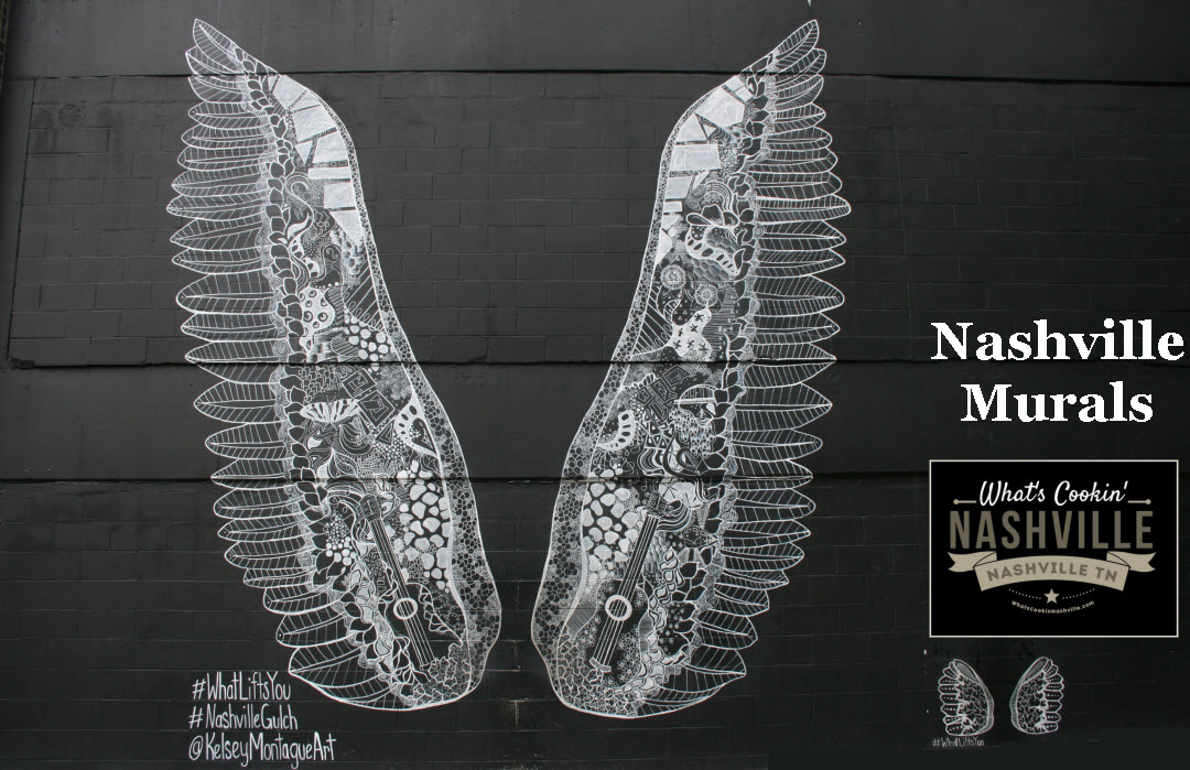 The Wings Mural The Gulch Nashville